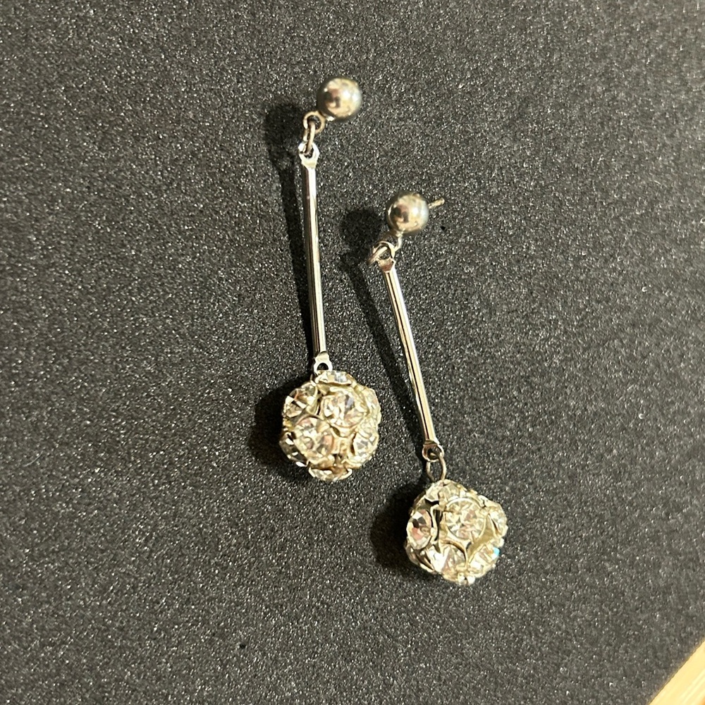 Elegant Silver Drop Earrings